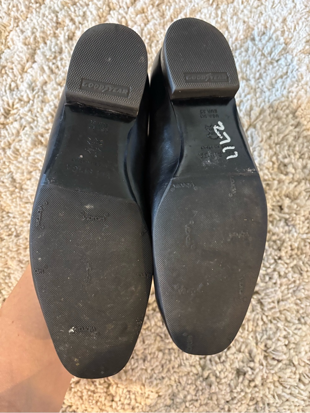 Via Spiga Tallis Leather Loafers Size 9 - Picture 5 of 7